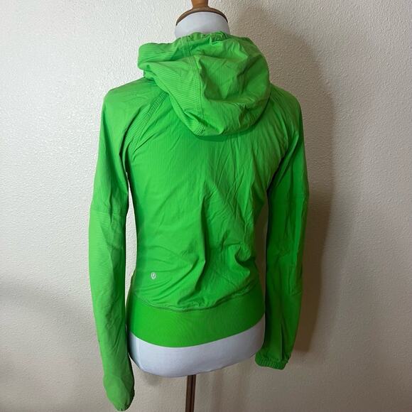 Lululemon Street to Studio Green Full Zip Hooded Jacket Performance Active 4 - Picture 6 of 7